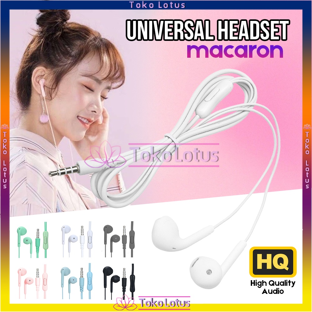 Stereo Extra Bass earphone Headset U19 Music Angel Macaron Earphone Handsfree Termurah Berkualitas Murah 𝐁𝐄𝐑𝐊𝐔𝐀𝐋𝐈𝐓𝐀𝐒 !!!