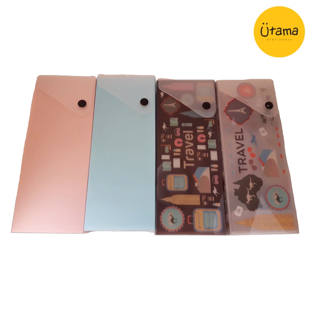 

Tempat Pensil Plastik Kancing Joyko 0719 / Kotak Pensil / Pencil Case