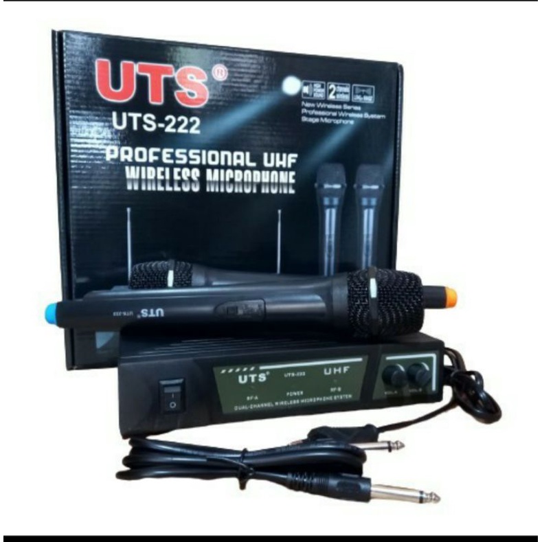 Mic Wireless Double UHF UTS 222 / Mic Karaoke