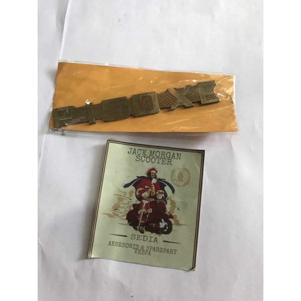 emblem tempong Vespa P 150 XE