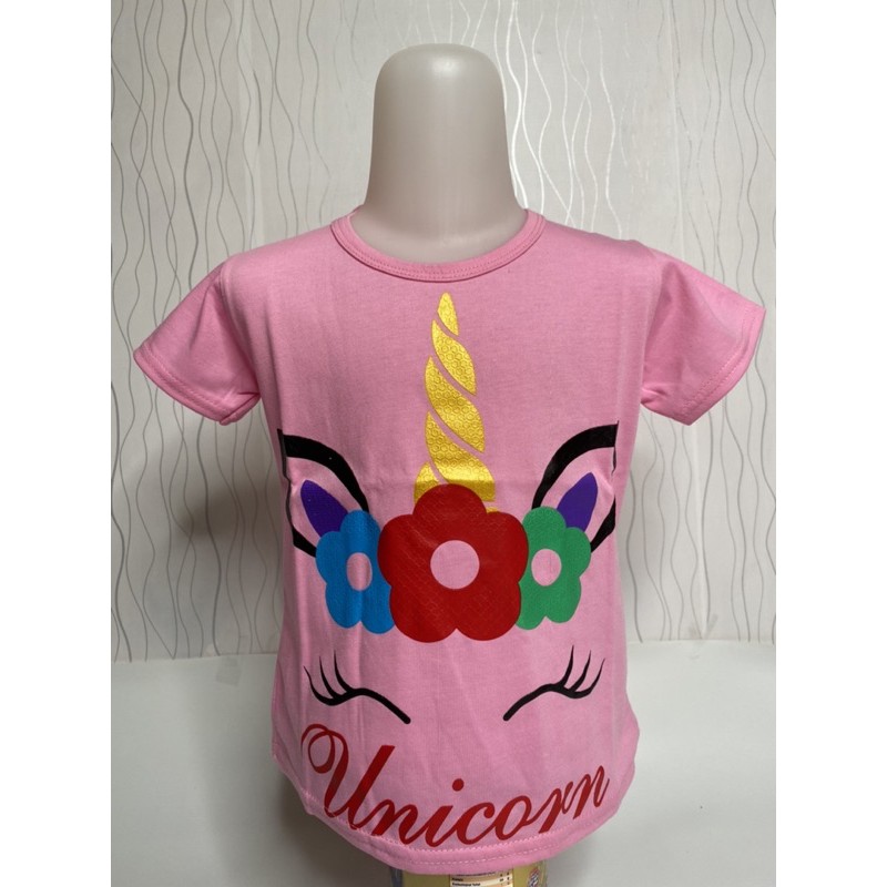 Kaos anak cewek (UNICORN)2-9 tahun