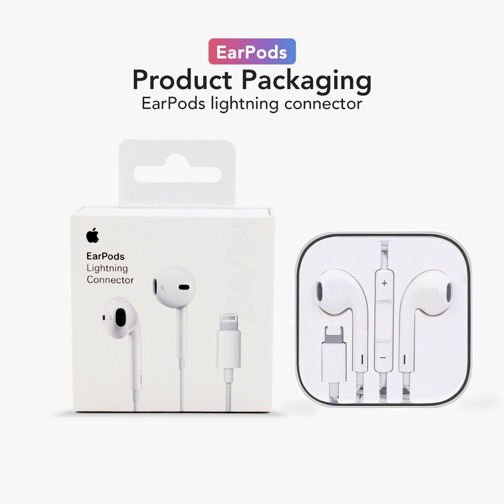 Earpods earphone headset lightning iPhone 7 plus 8 X XR XS