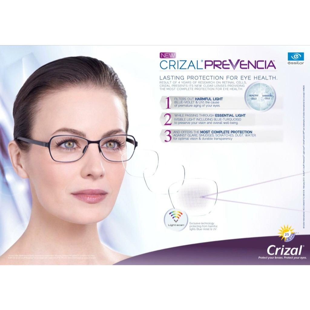 LENSA KACAMATA ESSILOR CRIZAL PERVENCIA FSV ESSILOR CRIZAL 1.5