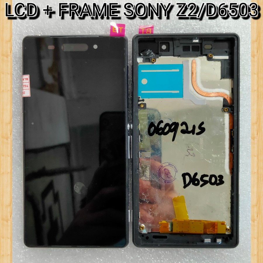 Lcd Set Frame Sony Z2 D6503 Lcd Sony D6503 Z2 Lcd Set Frame