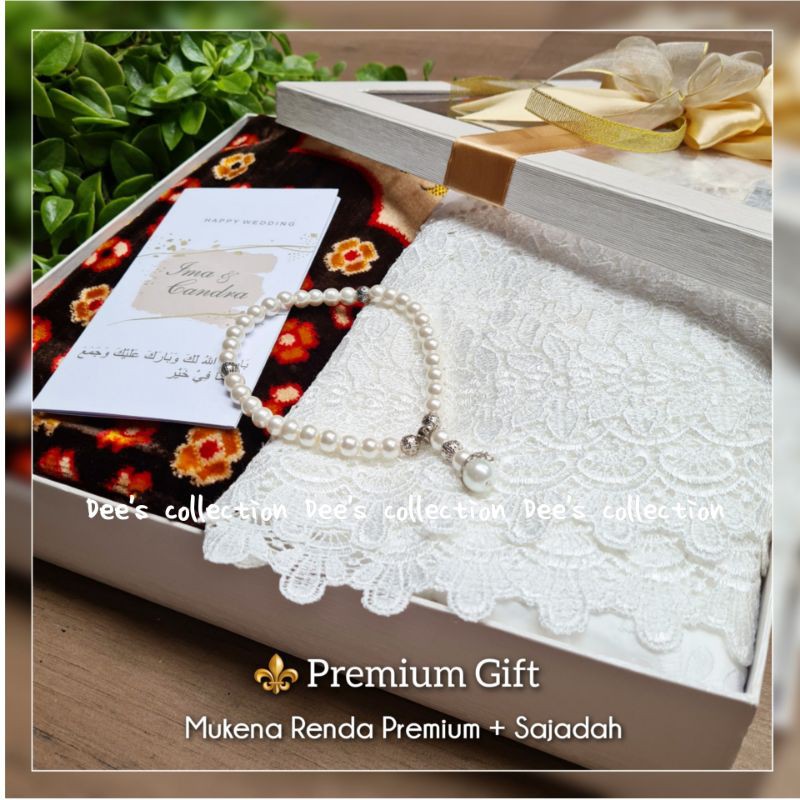 Paket Kado Mukena Premium + Sajadah / Kado Cewek Eksklusif
