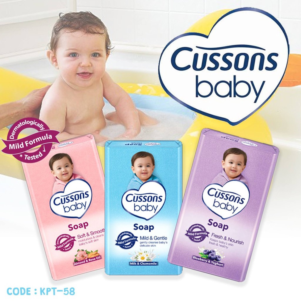 Cussons Baby Soap Sabun Batang Bayi 75gr