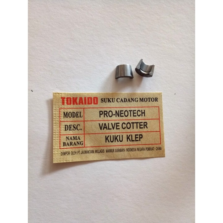 kuku klep valve cotter retainer klep pro neotech tiger megapro