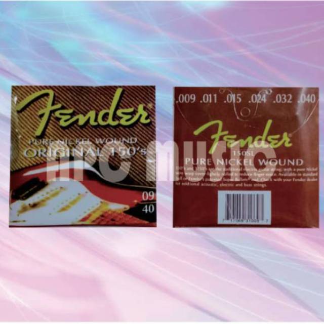 Senar Gitar fender set lokal murah fender 009