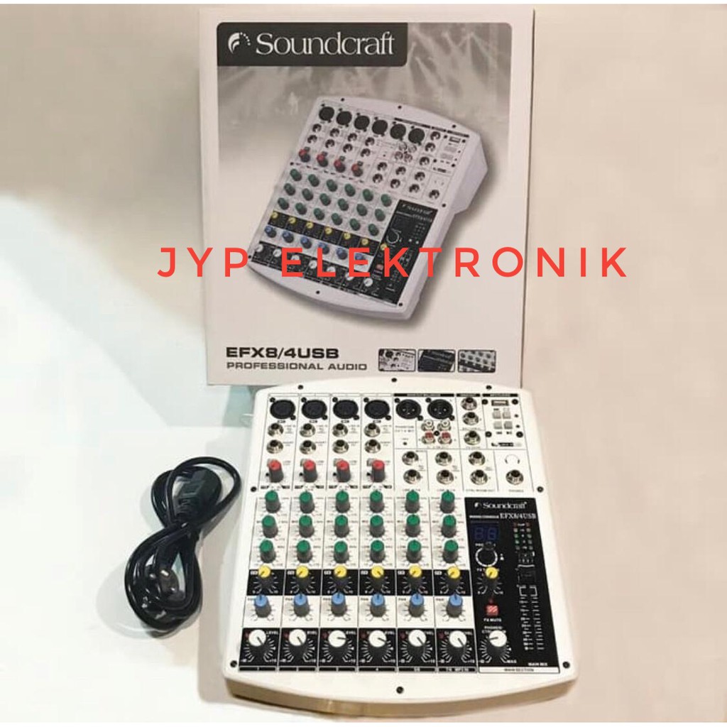 Mixer Soundcraft EFX 8 4 USB EFX8 4USB EFX 8 4USB