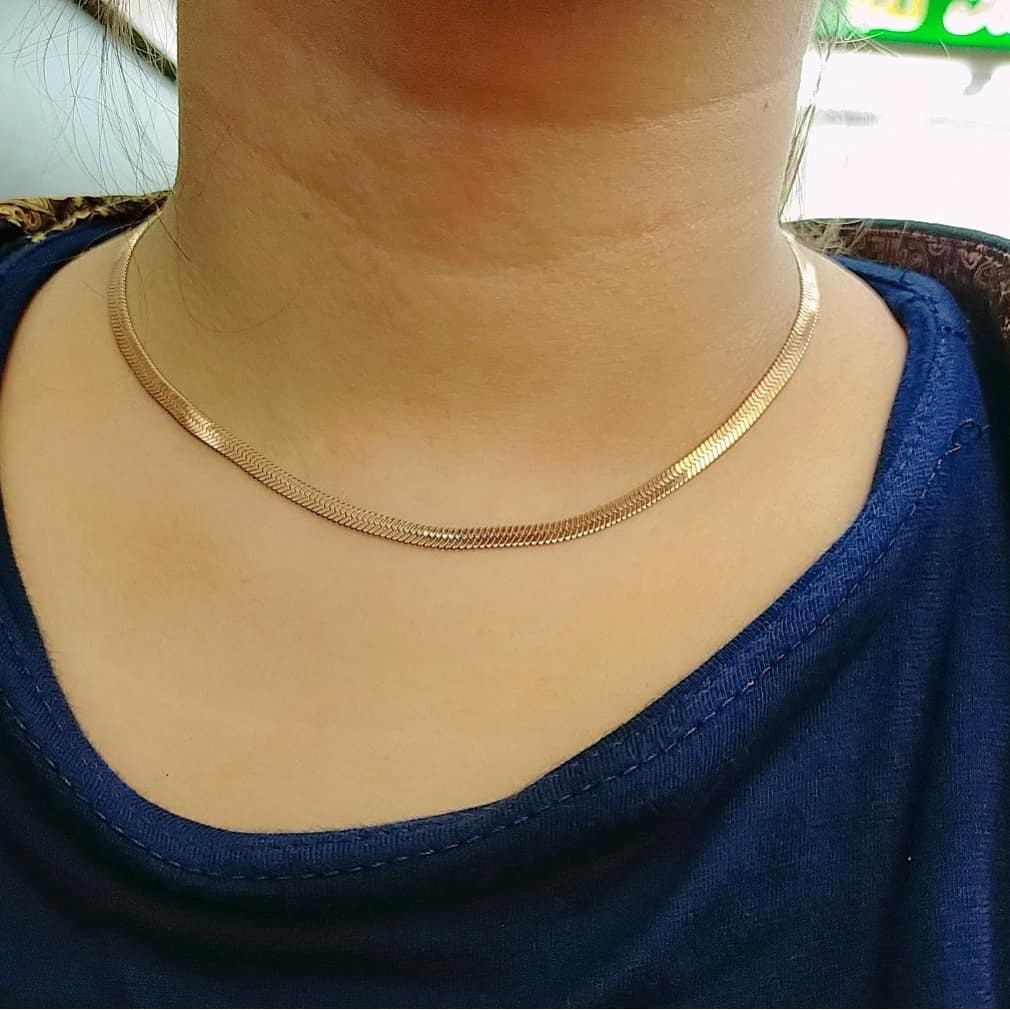 Aksesories Wanita Kalung Fashion Korea Impor Ori Titanium Anti Karat KT110