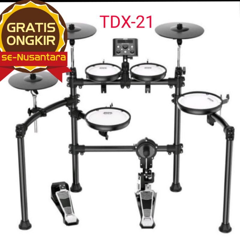 [Ready Stock] aroma tdx-21 Drum Elektrik merk aroma tdx 21 tdx21  rimshot mesh kit