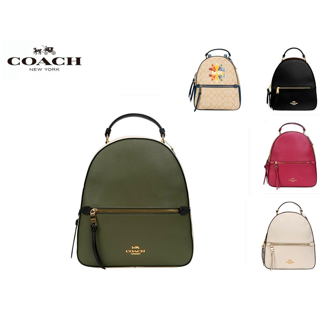  Coach  Tas  Bahu Kulit Vintage Wanita Seri Jordyn Baru 