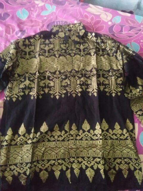 Arunika Batik Hrb026 Kenongo Hem Pendek Padi Pekalongan M L Xl Batik Pria Murah Modern Grosir