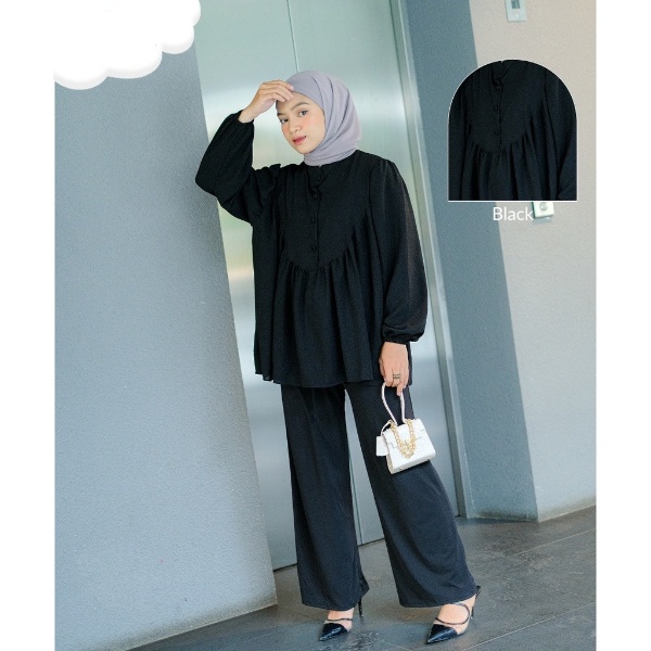 BEFAST - ZRX OOTD Blouse ALEVA / Zilva Blouse / Pakaian Wanita Muslimah / Atasan Lengan Karet Panjang / Blouse Keluaran terbaru / Fashion Wanita Casual / Blouse Jumbo Polos / Termurah / Outfit Wanita Hijab Kekinian / Terlaris