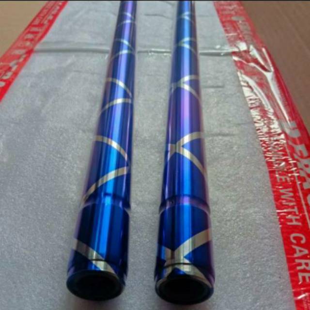 As shock depan as 26 buat motor sonic warna blue xxx