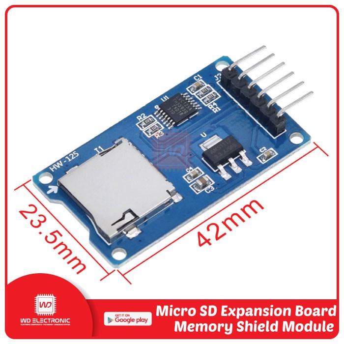 MicroSD Module Micro SD CARD Adapter With Level Shifters