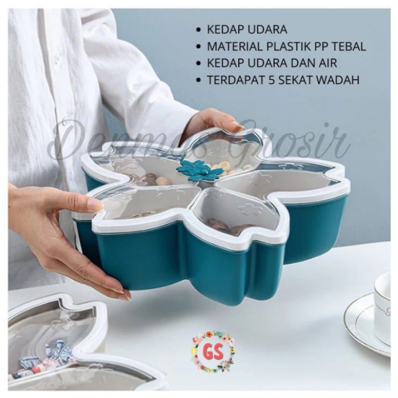 (COD)Toples Kue Kering 5in1/Toples Snack/Toples Permen kacang/Toples Lebaran Murah