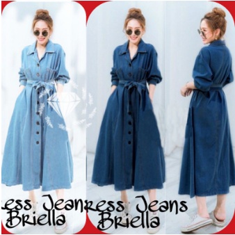 BRIELLA Dress Denim Premium Jeans Fashion Briella Busui Dress Denim Jeans/Dress Denim Korea/Dress De
