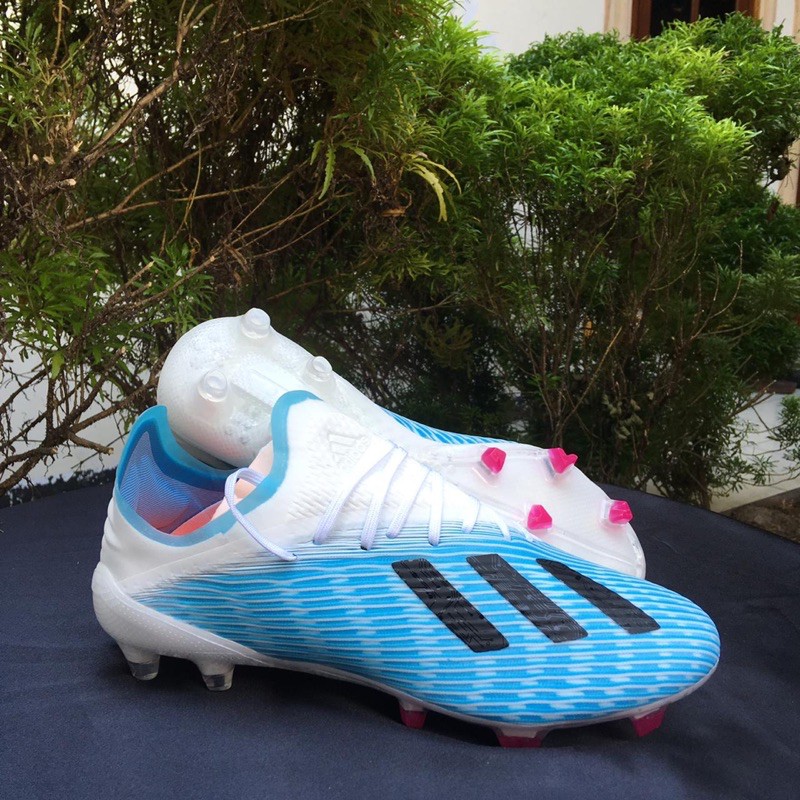 Sepatu Bola - Adidas X19.1 Bright Cyan FG