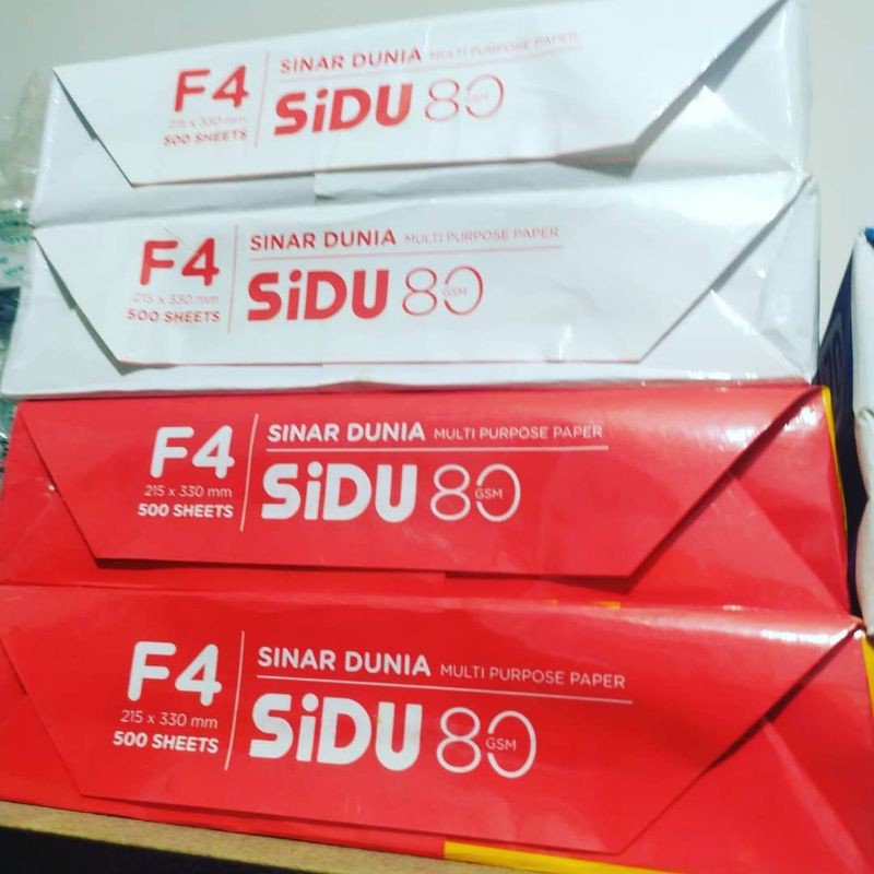 

KERTAS HVS SIDU F4 80Gsm