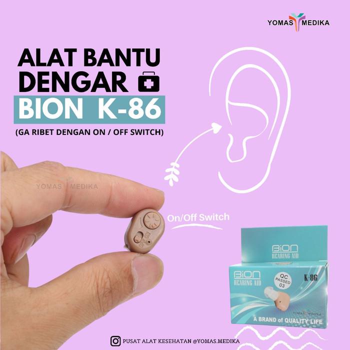 Kiku | Alat Bantu Dengar Hearing Aid Bion K86 K-86 Bukan Axon Kekinian Terlaris