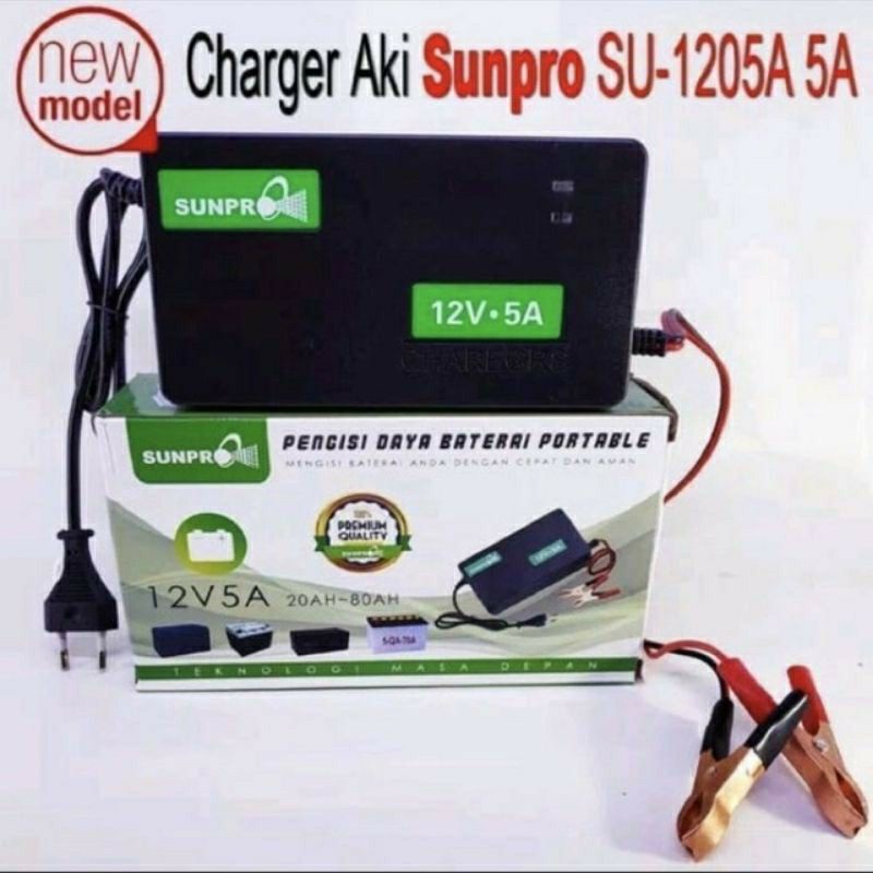 Jual Pengisi Daya Aki 12 Volt 5 A, Bisa Cas Aki Motor dan Mobil dari 20