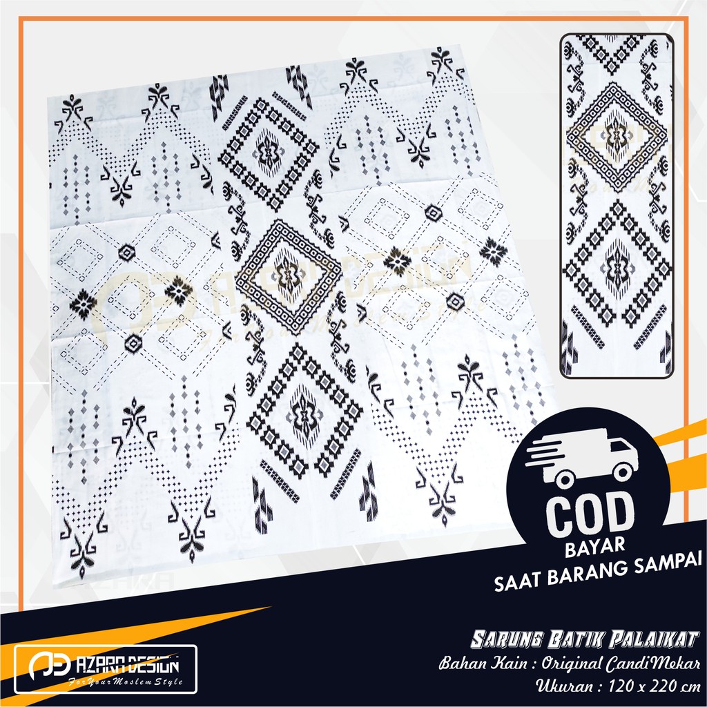 Sarung Pria Putih  Sarung Batik Pekalongan Sarung Fashion Muslim Sarung Bawahan Muslim Pria