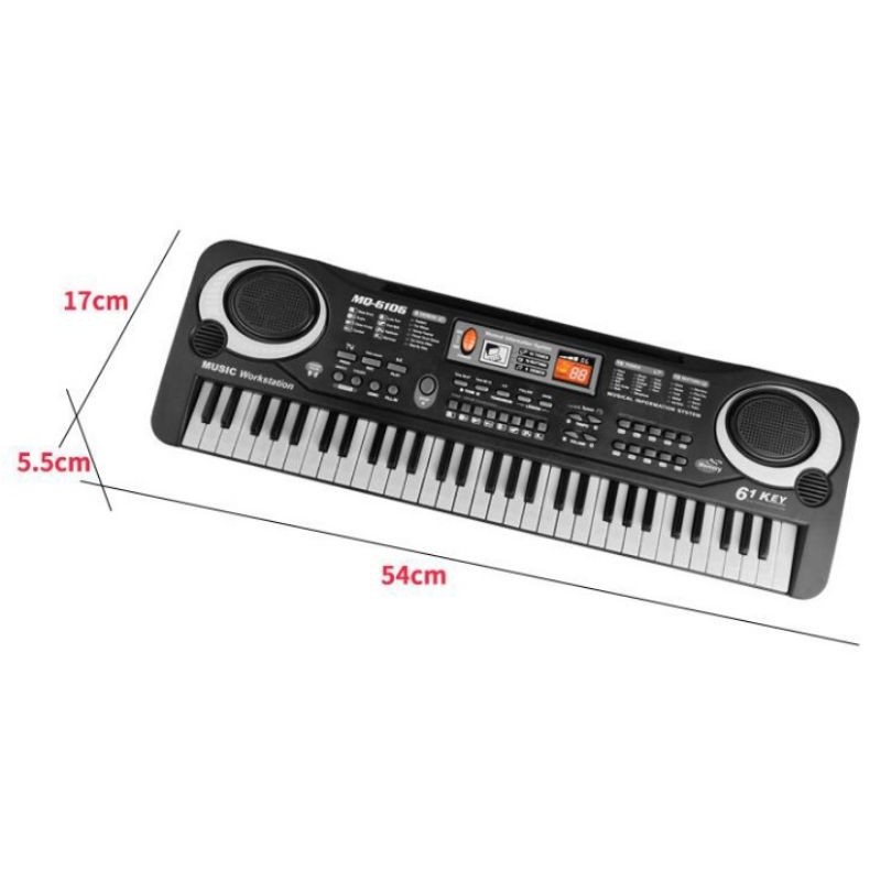 Piano Anak Digital Electric Keyboard 61 Keys MQ-6106