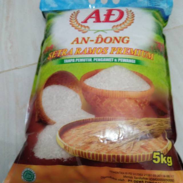 

Beras an-dong 5 kg beras enak