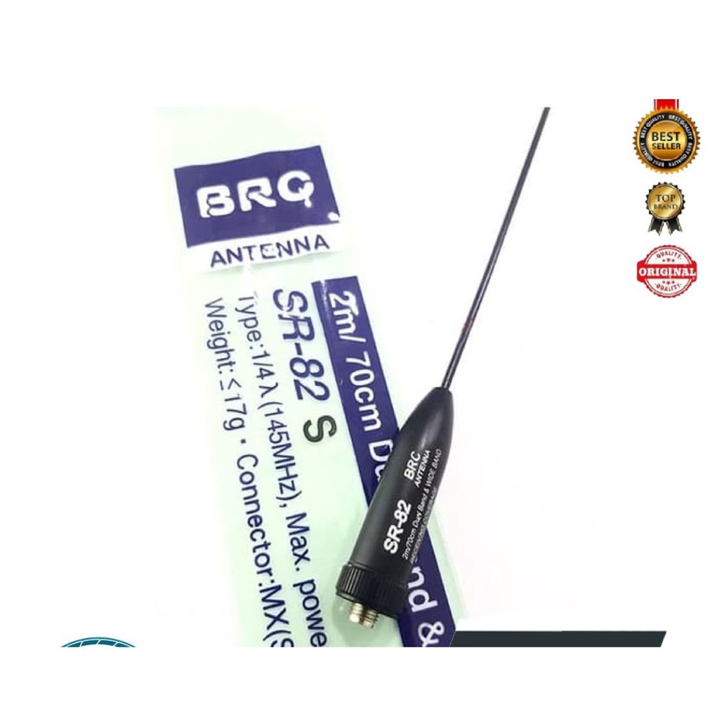 ANTENNA BRC SR-82S SR82 SR 82 SMA FEMALE ANTENA HT CHINA BAOFENG ALINCO YAESU ORIGINAL TAIWAN