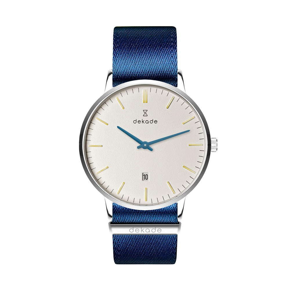 Jam Tangan Pria Wanita Dekade Time Metropolis Blue - Nato