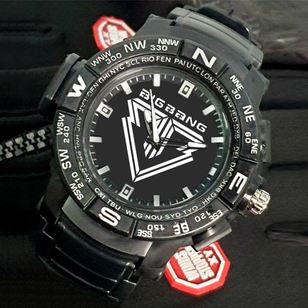 (EXCLUSIVE) Jam Tangan KPOP BIGBANG Sport Bagus