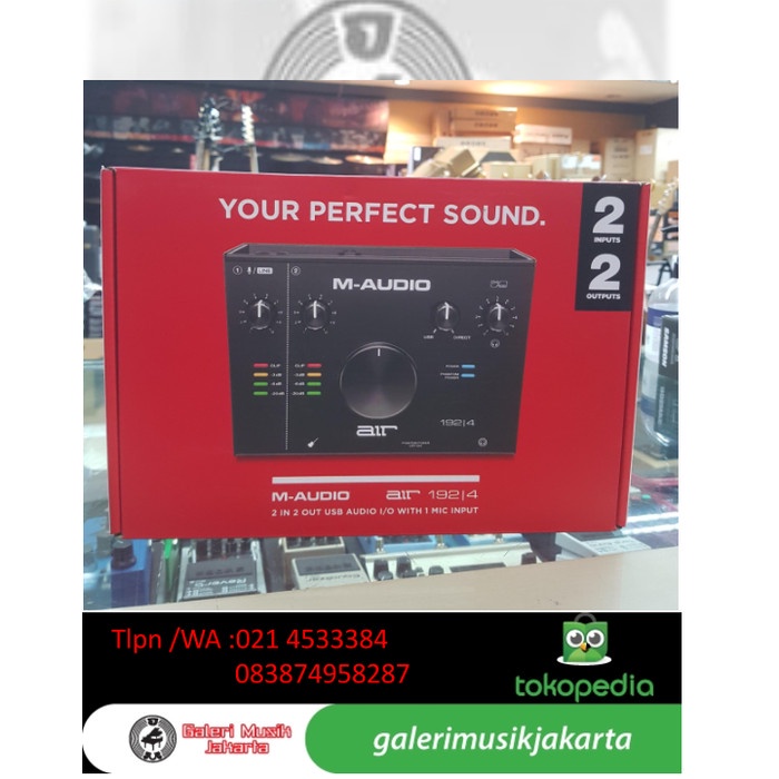 audio interface / soundcard M-audio air 192