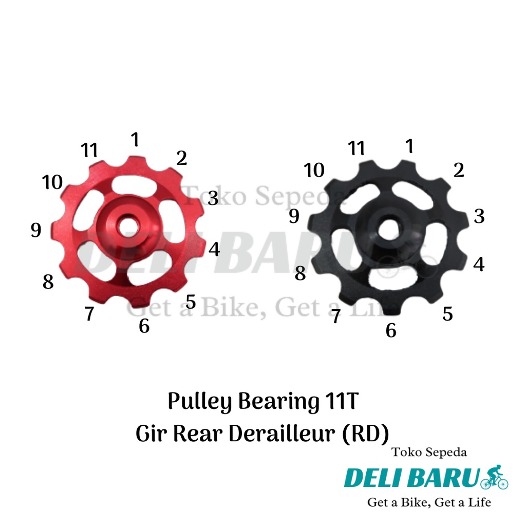 Pulley bearing sepeda MTB 11T alloy