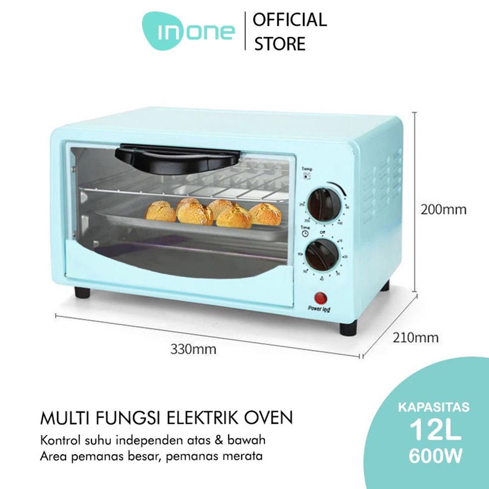 INONE Oven Listrik  MIni Microwave 12L Multifunction