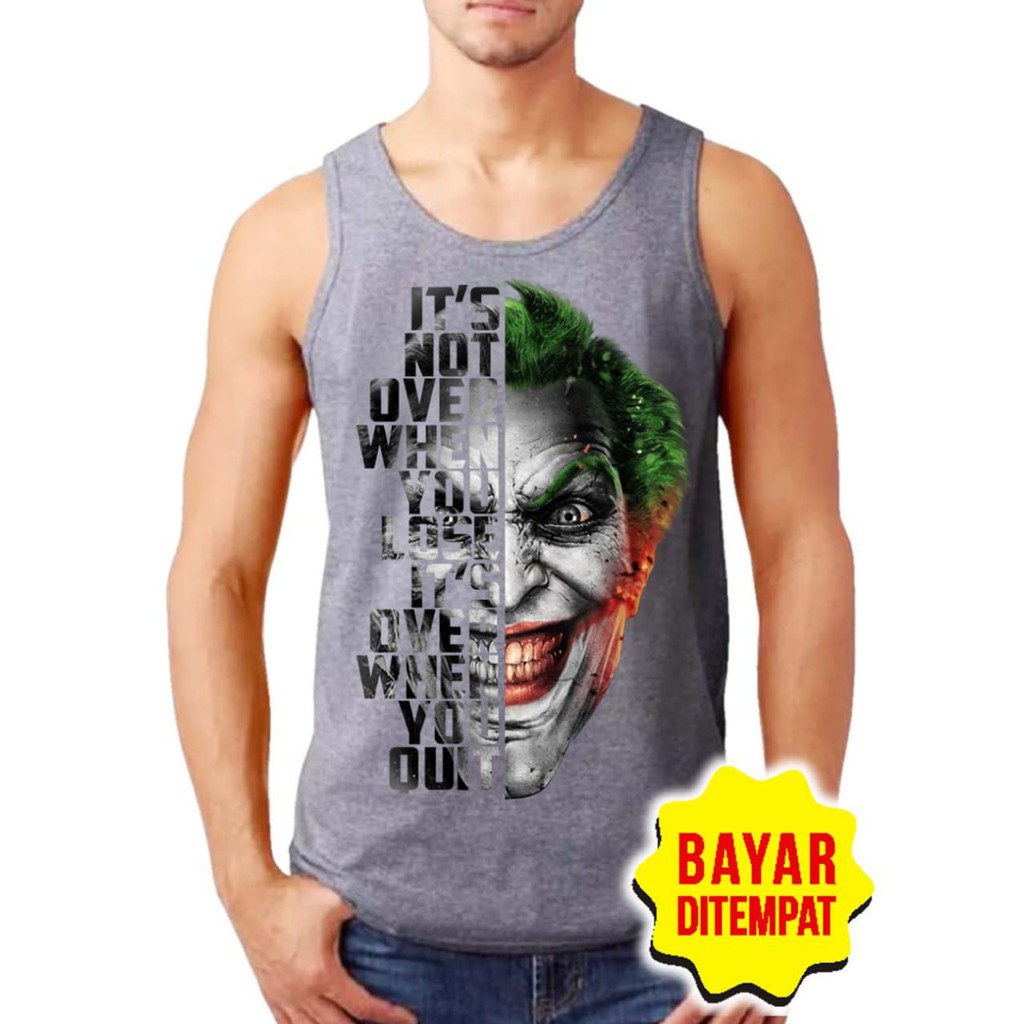 SINGLET LEKBONG PRIA (JOKER) / SINGLET LEKBONG GYM /LEKBONG / SINGLET/KAOS DALAM PRIA/KUTANG