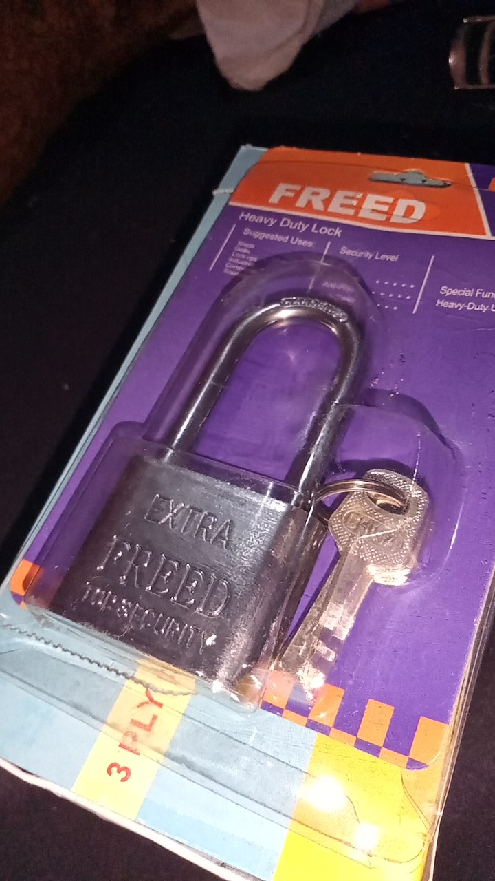 1 Pc | Gembok Nekel Freed 30 / 40 / 50 / 60mm / Leher Panjang / Pintu Rumah / Industri / Padlock