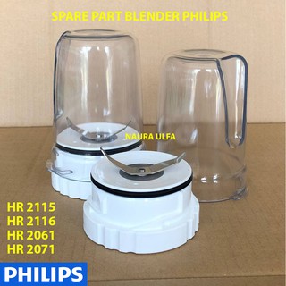 [BAYAR DITEMPAT] PISAU + GELAS BUMBU 1SET/Mill Blender Philips HR 2115 2116 2061 2071