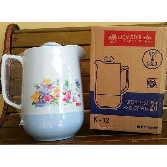 TERLARIS / Teko Plastik Air Panas Dingin Lion Star 2,1 Liter