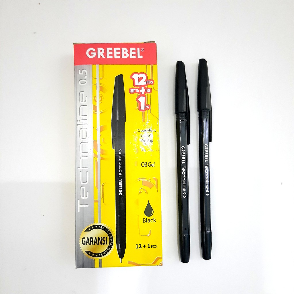 

BALLPOINT PEN GREEBEL TECHNOLINE HITAM (PER LUSIN)