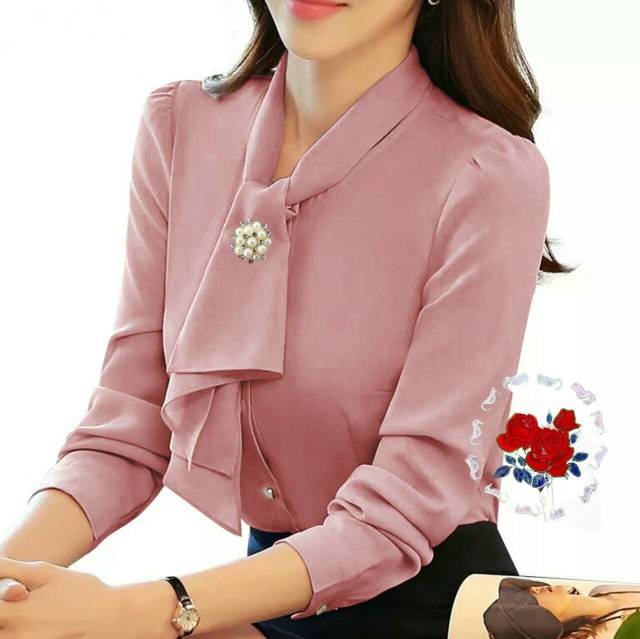 FWG - BLOUSE YOSIE / BLOUSE WANITA / ATASAN WANITA KOREA MURAH / BLOUSE WANITA KOREA