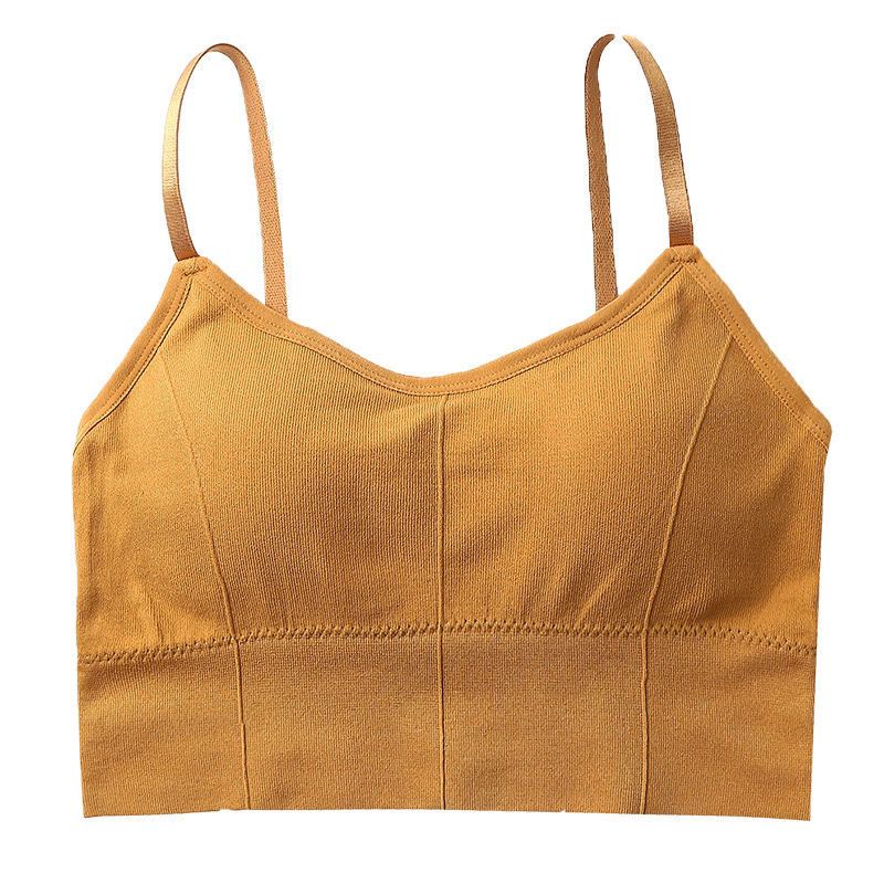 BRA Sport Wanita Tanpa Kawat Model Seamless BH Tali Strap Dan Isi Busa