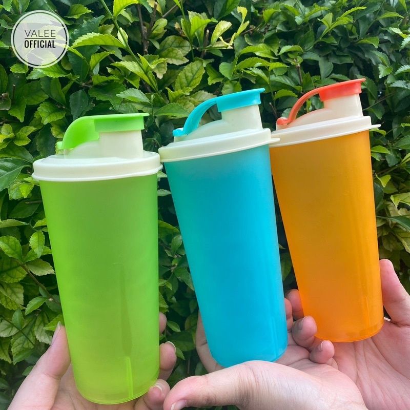 Gelas Tutup Plastik Pepino / Tumbler Colorful Tutup Flip Top 450 ML - Souvenir Ulang Tahun