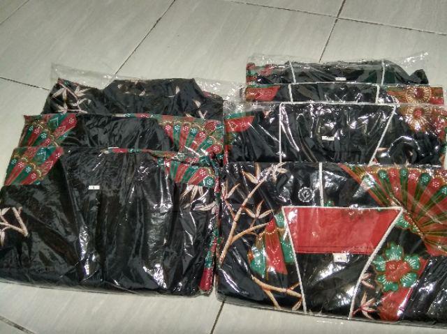 Couple Batik Kipas Seragam Atasan Kantor