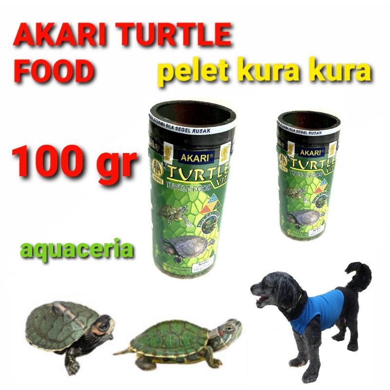 makanan kura kura pelet kura kura 100gr turtle food 100gr