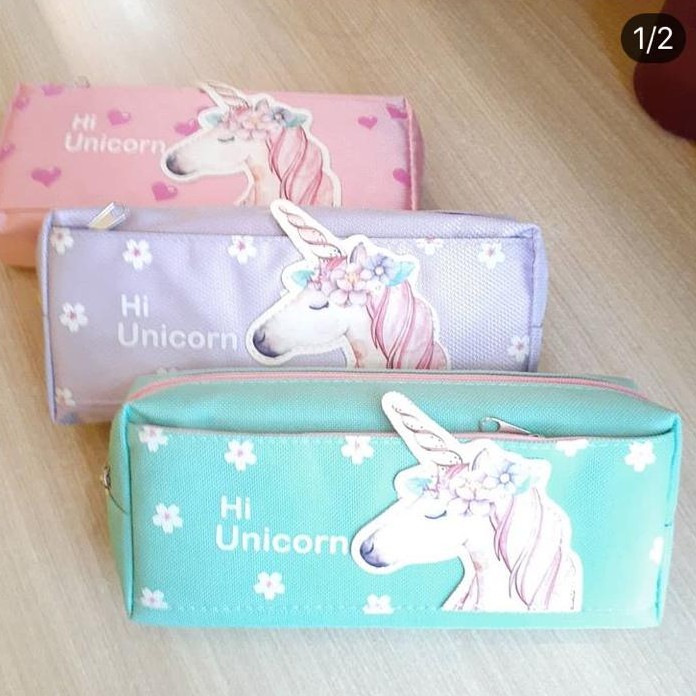 

kotak pensil unicorn 3d fancy