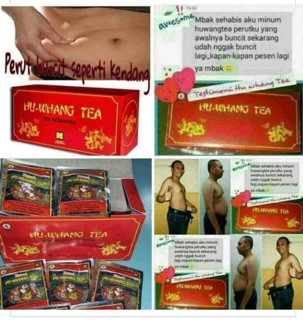 Hu Wang Tea , teh kesehatan asli nasa