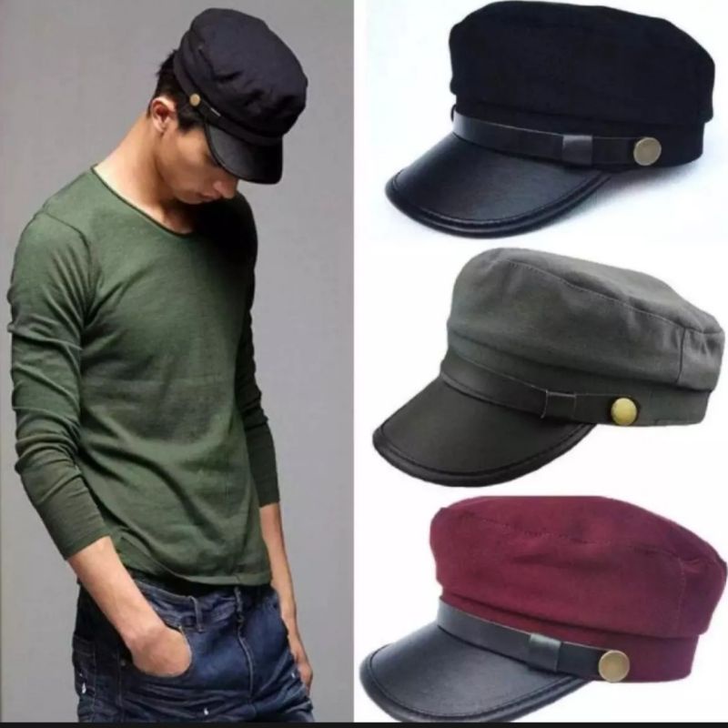 Sailorman Army Hat/Topi Pelaut/Cadet Military Hat/Topi Komando Ariel Koreqn Style