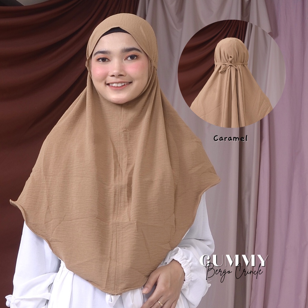 Bergo Crincle/ Gummy Bergo Instan Crincle-caramel