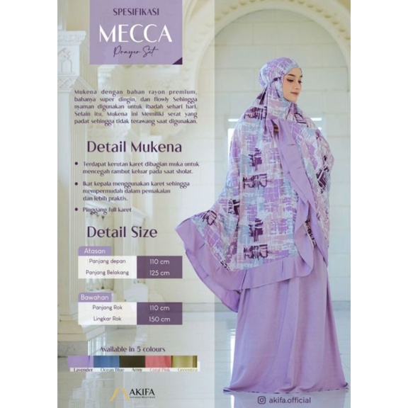 Mukena Mecca Akifa (ORIGINAL)
